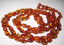 Vero collana di ambra del Baltico 120cm. !