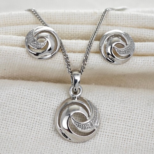 Set diamanti argento - , sterling