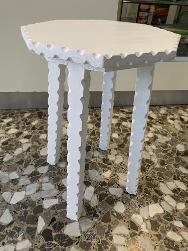 Sgabello legno artigianale - legno,