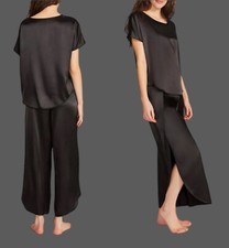✨BB Dakota SATIN 2 Piece Lounge Set Black Sizes Large & Small Available