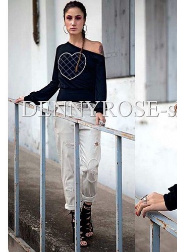 Denny rose maglia - rose, art