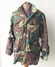 Giaccone vintage Field Jacket M-65 woodland originale U.S. Army anni '80 tg. SL