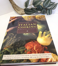 Italian Cooking Encyclopedia Cookbook Recipe Book Cuisine Reference Restaurant