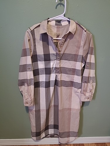Abito camicia burberry check - camicia,