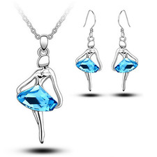 Collana orecchini ballerina - collana,