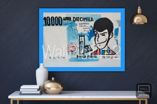 Quadro lupin mila lire pop - , 10