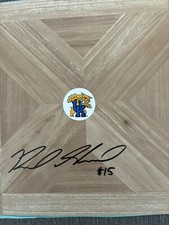REED SHEPPARD SIGNED KENTUCKY WILDCATS LOGO PARQUET FLOOR BECKETT BAS