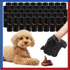 Kit 1000 Pezzi Sacchetti Igienici per Escrementi Bisogni Feci Cani Gatti Neri