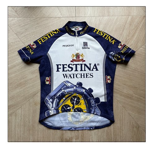Maillot cyclisme festina tour - maillot,