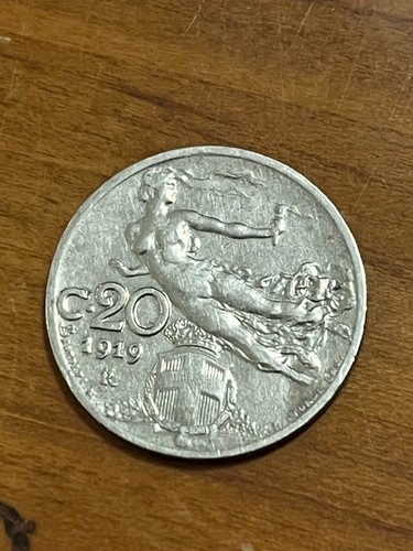 Regno italia lire centesimi - lire, 20