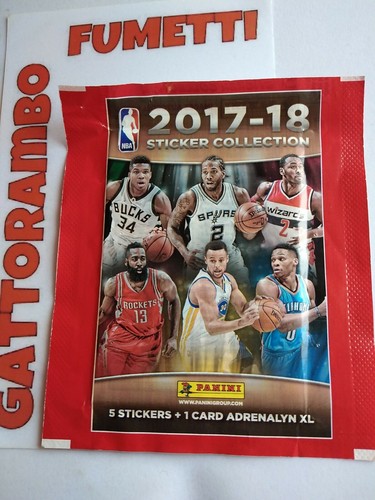 Bustina figurine nba 2017 2018 - bustina,