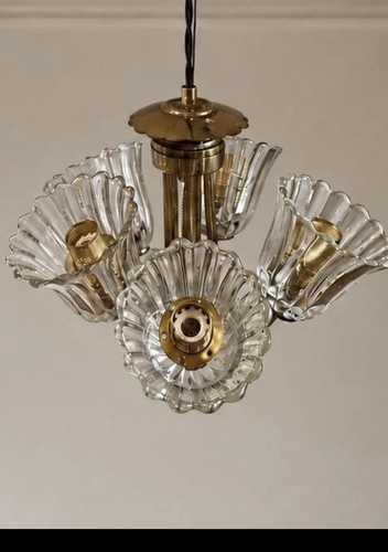 Lampadario art déco barovier - lampadario,