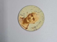 figurina dischetto metallico