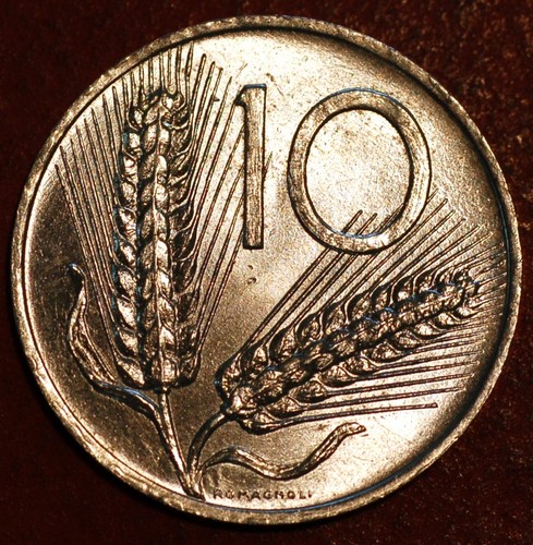 Italy lire 1972 93 - 10, km#