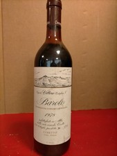 Vino Rosso Barolo Villero 1978 Ceretto Castiglione Faletto d'Alba
