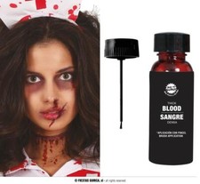 Sangue denso finto per trucco horror con pennello ml 60