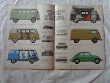 VOLKSWAGEN MAGGIOLINO SEDAN BULLI KOMBI PUBBLICITA' EPOCA '60