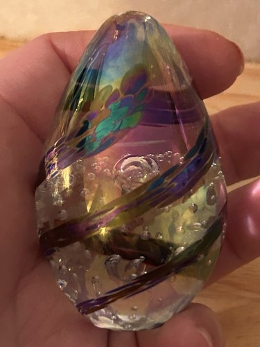Glass eye studio egg - glass,