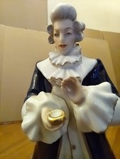 Royal Dux Bohemia "Gentleman" statuetta In Porcellana 