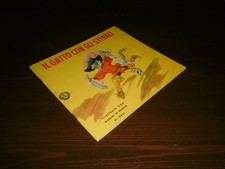 LIBRO COLLANA ROSA D'ORO CON DISEGNI ANIMATI "IL GATTO CON GLI STIVALI"