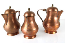Set 3 Brocche Teiere in Rame