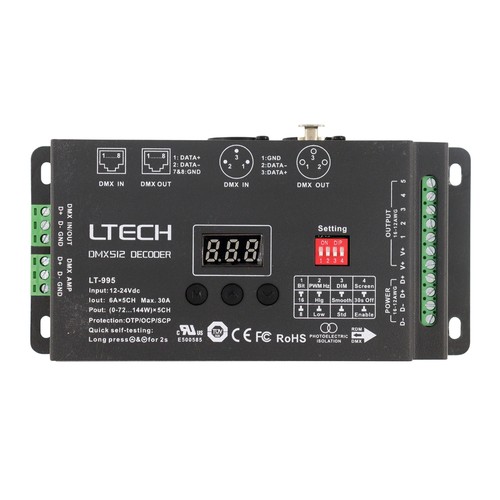 Ltech 995 dmx512 decoder - ltech, lt-995