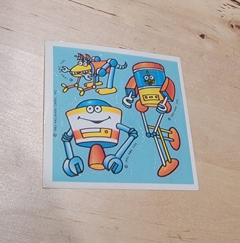 Mini foglio adesivo vintage