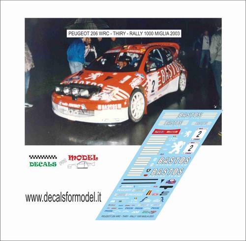 Decals peugeot 206 wrc - decals,