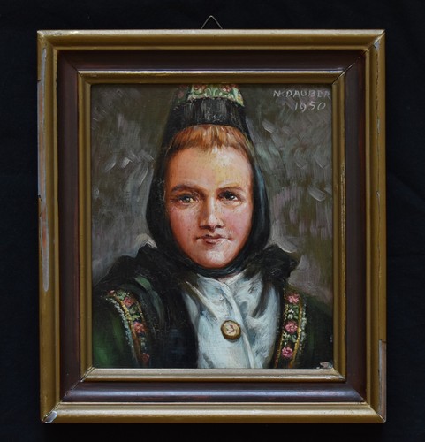 Nikolaus dauber dipinto olio - dauber,