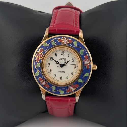 Orologio aste vintage floreale - aste,