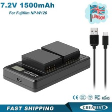 2x NP-W126 batteria +