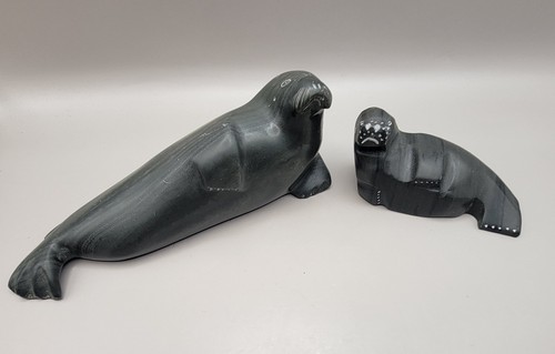 Two inuit stone - stone,