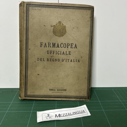 Farmacopea ufficiale del - "farmacopea,