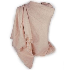 Sciarpa rosa grande sciarpone