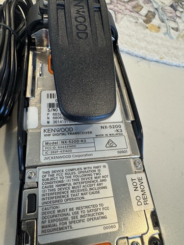 Kenwood 5200 radio vhf - nx-5200,