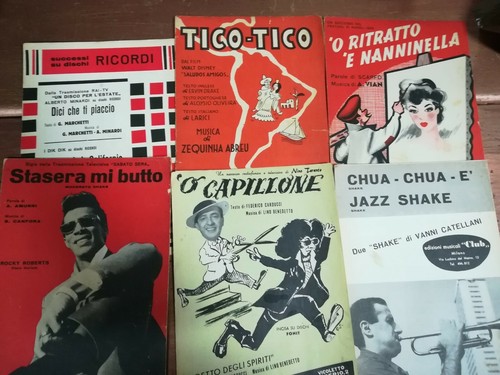 Lotto spartiti musicali anni - lotto,