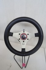 volante vintage con termometro da parete Fiat 500