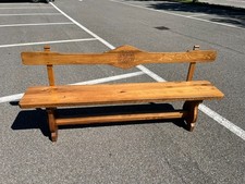 PANCA O GIRO PANCA IN LEGNO MASSELLO DEGLI ANNI 70/80