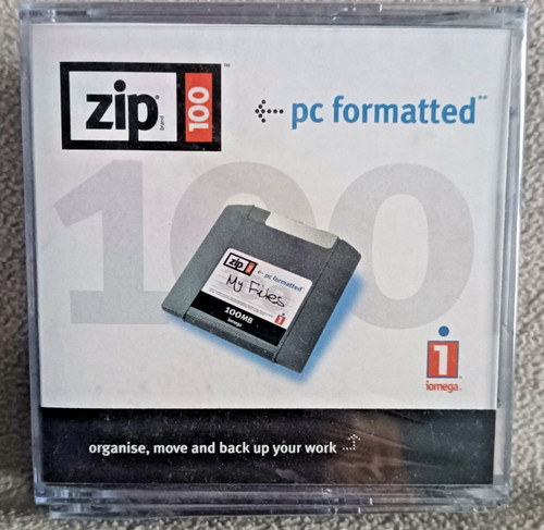Iomega zip 100mb sigillato - 100mb,