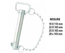 SPINOTTO CON SPINA ATTACCO RIMORCHIO E ATTREZZI PER TRATTORE VARIE DIMENSIONI