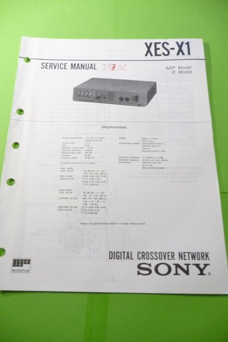 Manuale servizio per - di, sony
