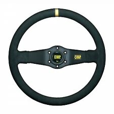 Volante in pelle scamosciata a