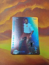 EMERSON 2002 2003 FOOTBALL CHAMPIONS ROMA PROMO FOIL SERIE A MDC COPPA MERCOLEDI