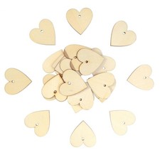  25 Pezzi Toppe in Legno a