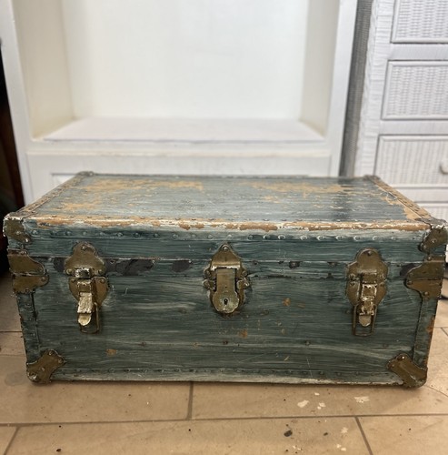 Baule vapore vintage verde - baule,