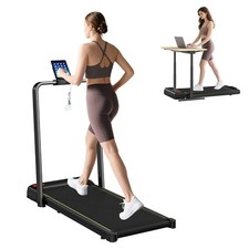 SPORTNOW Tapis Roulant Pieghevole con Inclinazione e Velocità 1-10 km/h Nero
