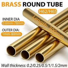 Tubo tondo ottone 1mm - ottone,
