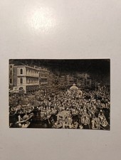 Cartolina di Venezia Fg 1956 Festa sul Canal Grande "Galleggiante"