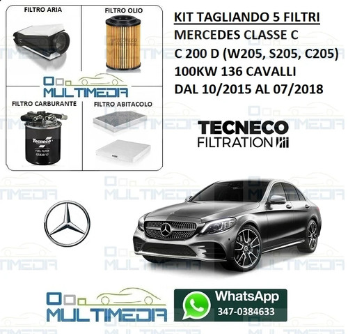 Tagliando filtri tecneco per - tecneco,