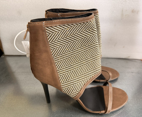 Cinturino donna marrone/beige